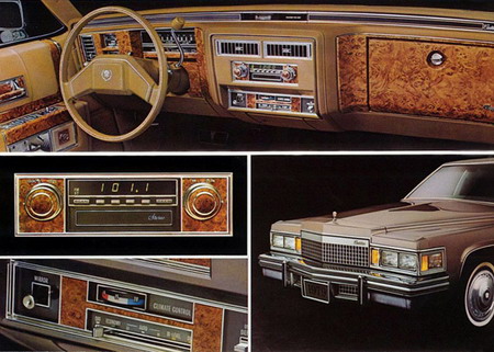 Интерьер Cadillac DeVille '1979