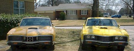  Cyclone 1971 (слева) и Montego 1970