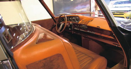 Вид на место водителя