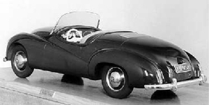 Первые неудавшиеся стилистические работы Karmann для VW, 1952 год